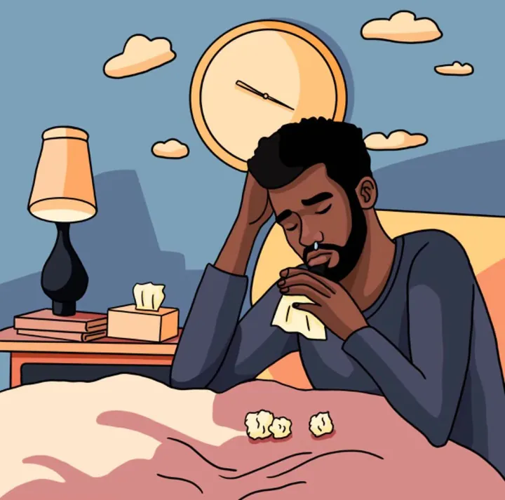 鼻塞的一天(多格合成) · 组件:深夜加餐