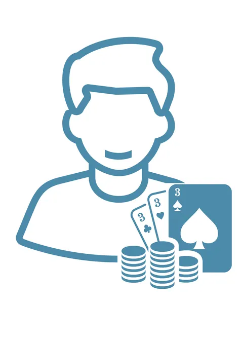 Blaue Business-Icons · Strategie