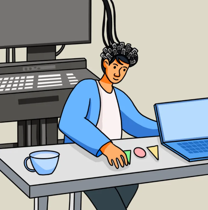 Urban busyness · man at the computer
